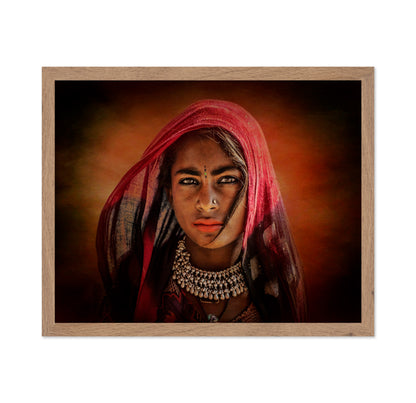 Red Veil Woman