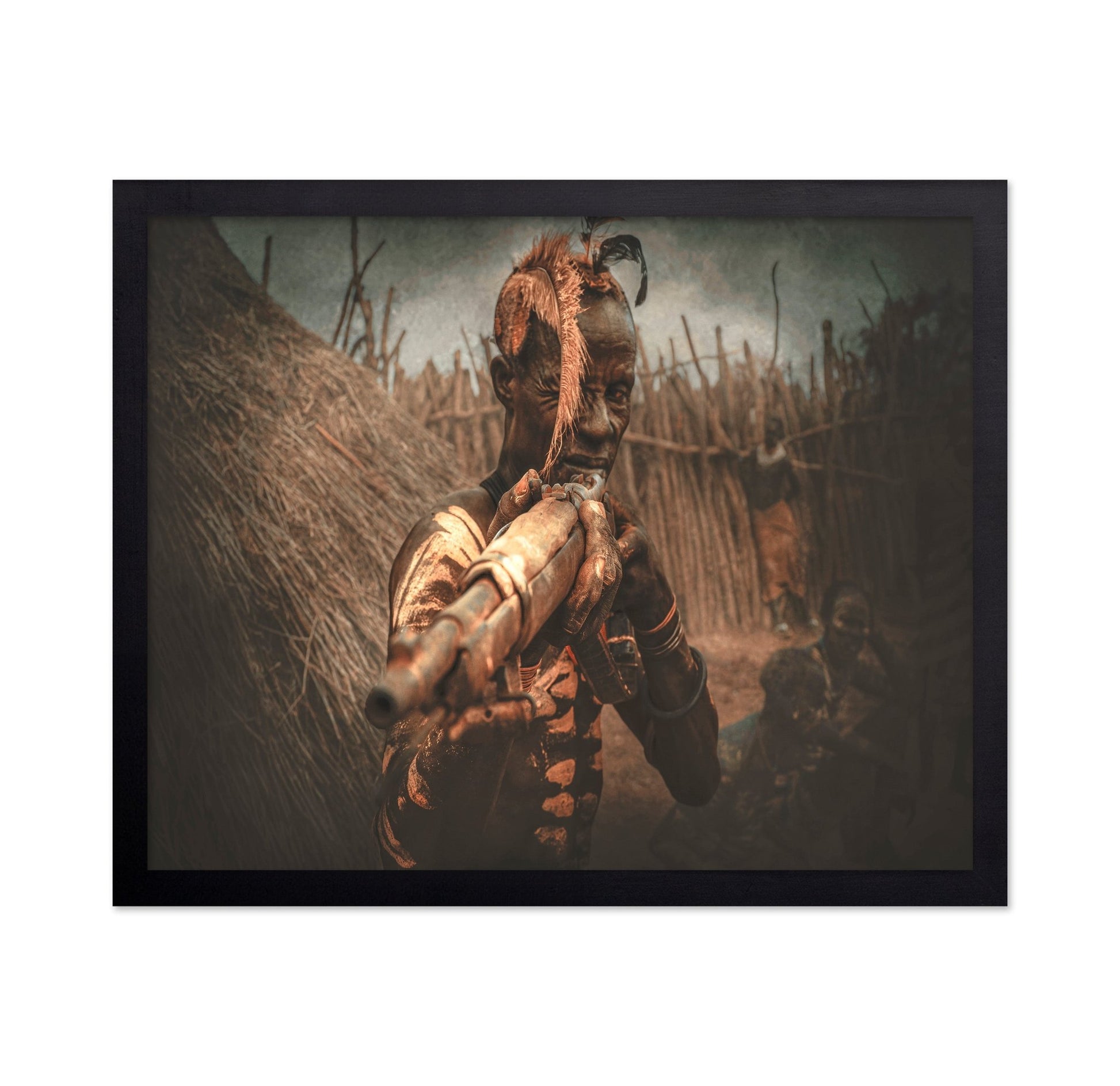 Tribal Hunter Portrait