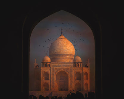 Taj Mahal Arch View