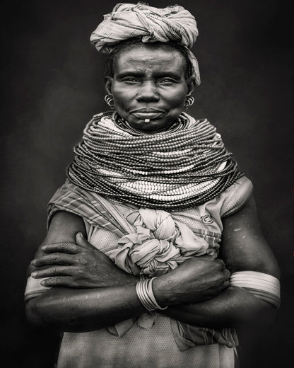 Tribal Beaded Portrait