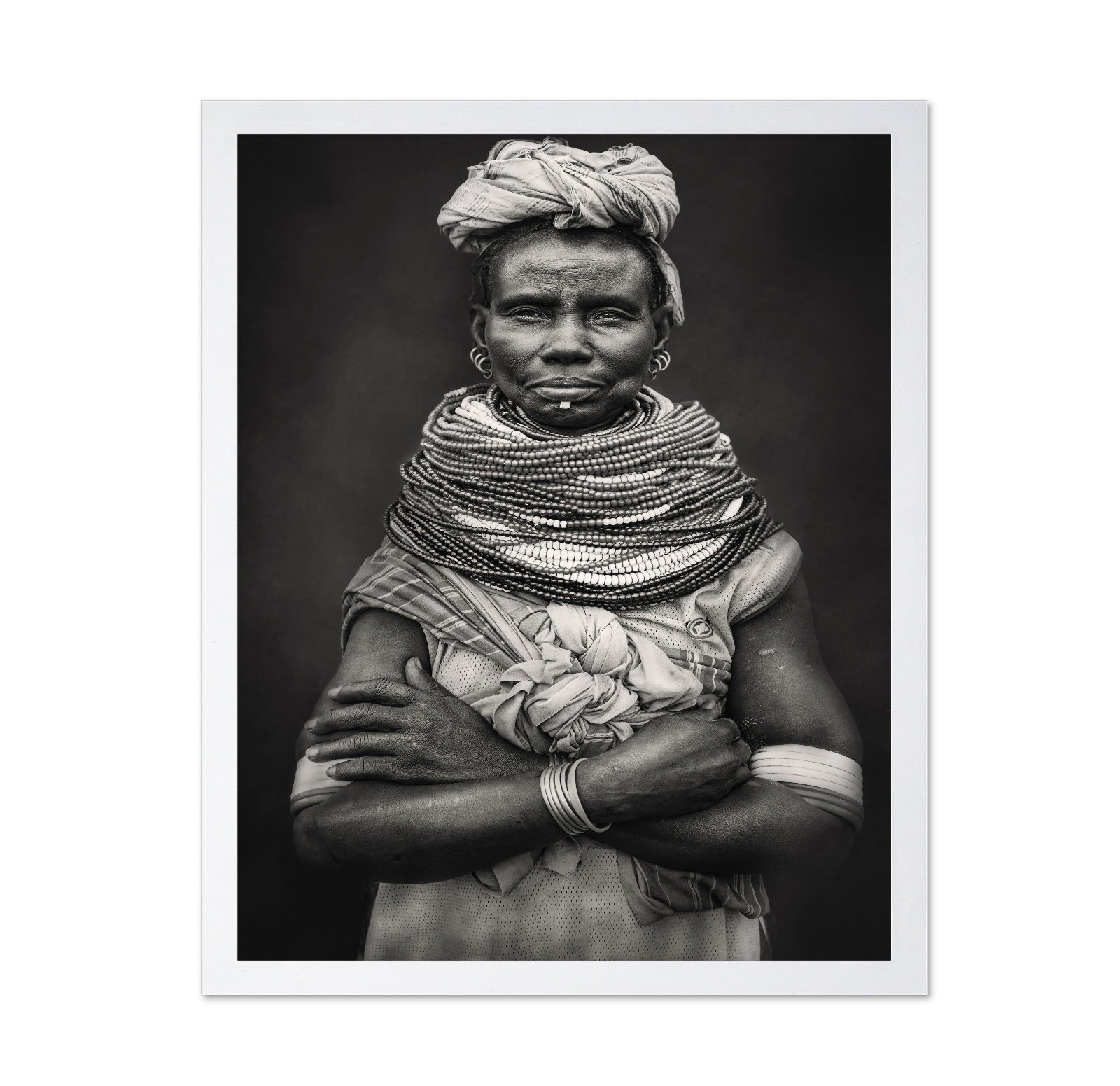 Tribal Beaded Portrait