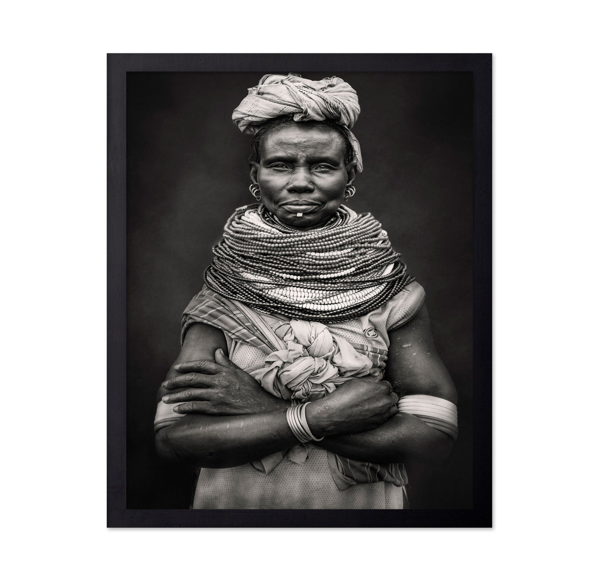 Tribal Beaded Portrait