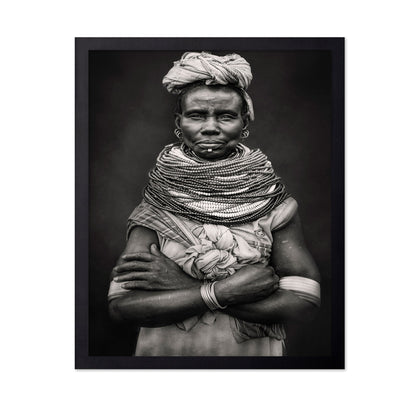Tribal Beaded Portrait
