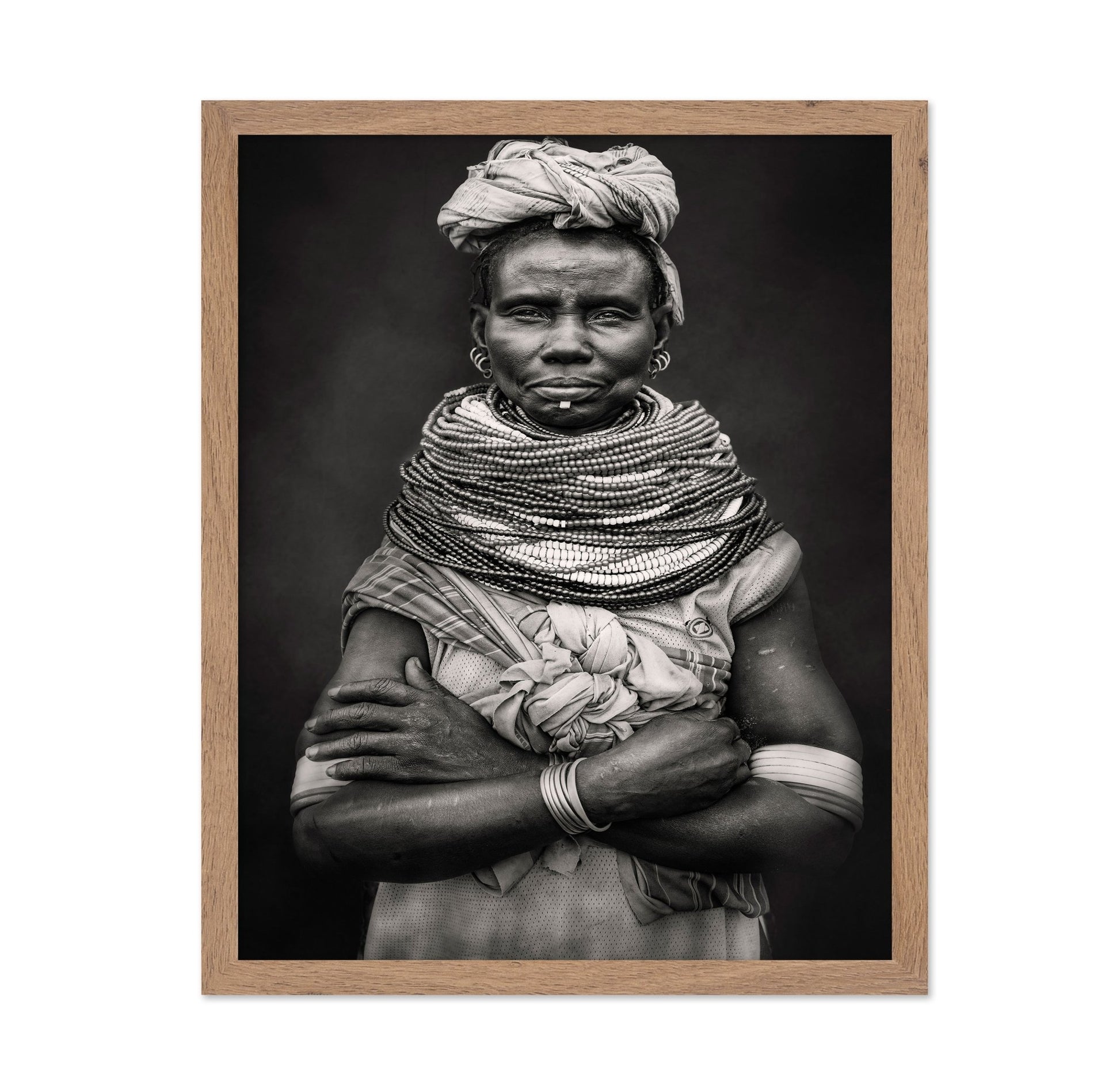 Tribal Beaded Portrait