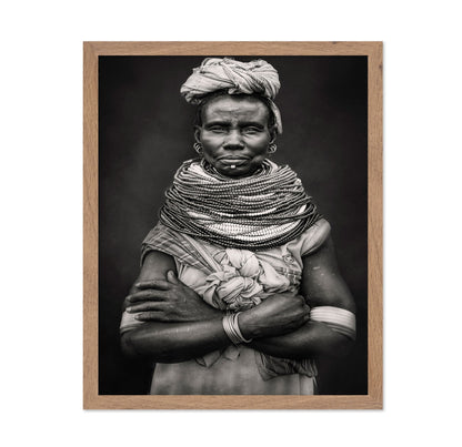Tribal Beaded Portrait