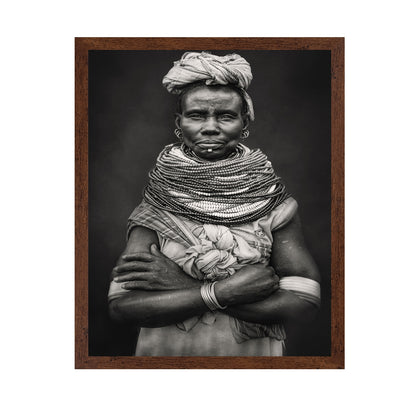 Tribal Beaded Portrait