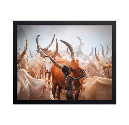 Herd Boy and Longhorn