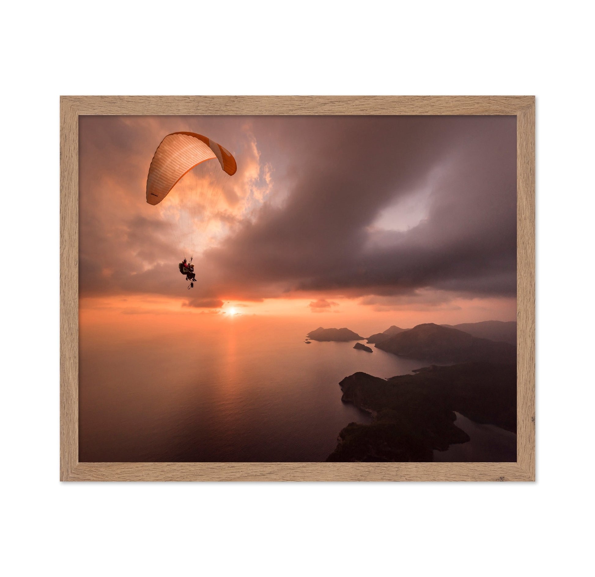 Sunset Paragliding View