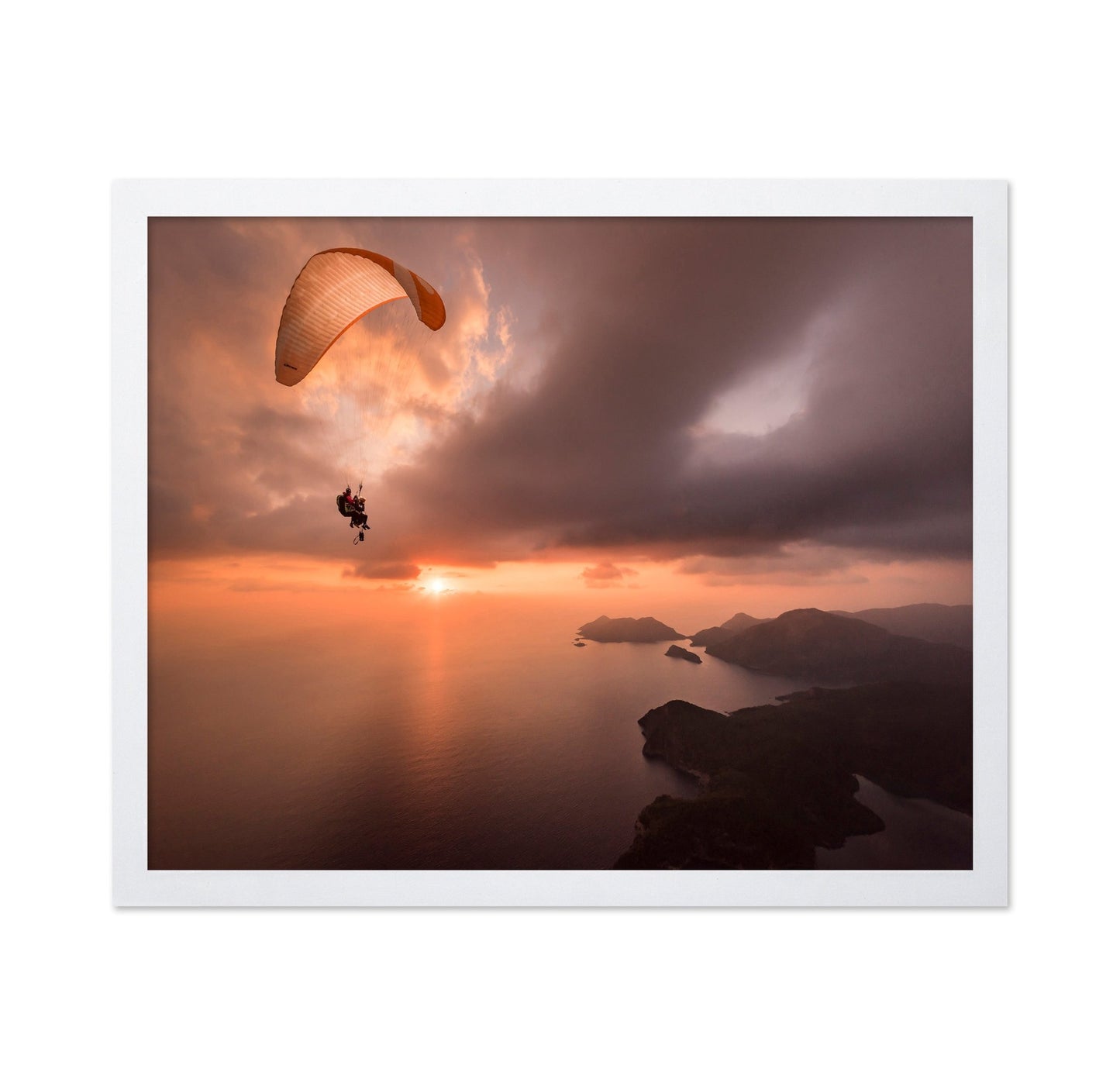 Sunset Paragliding View