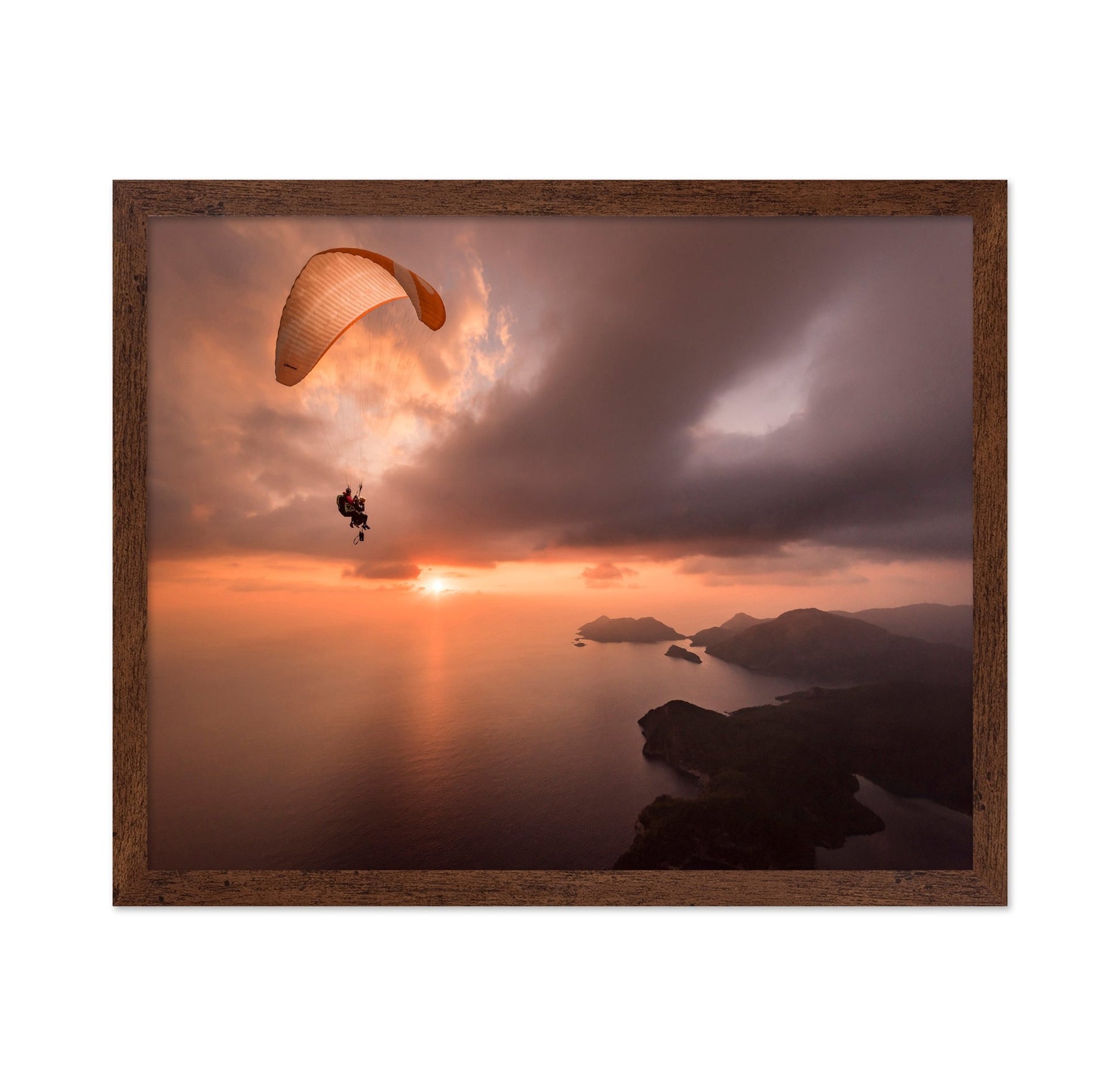 Sunset Paragliding View