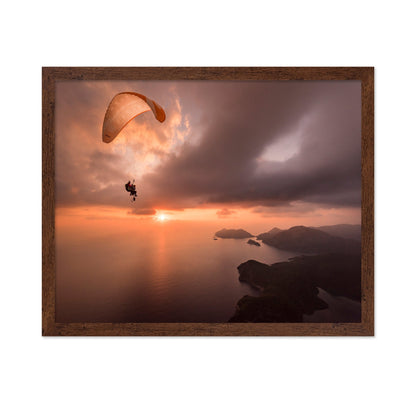 Sunset Paragliding View