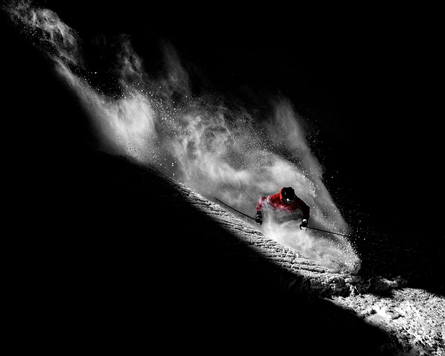 Powder Ski Turn