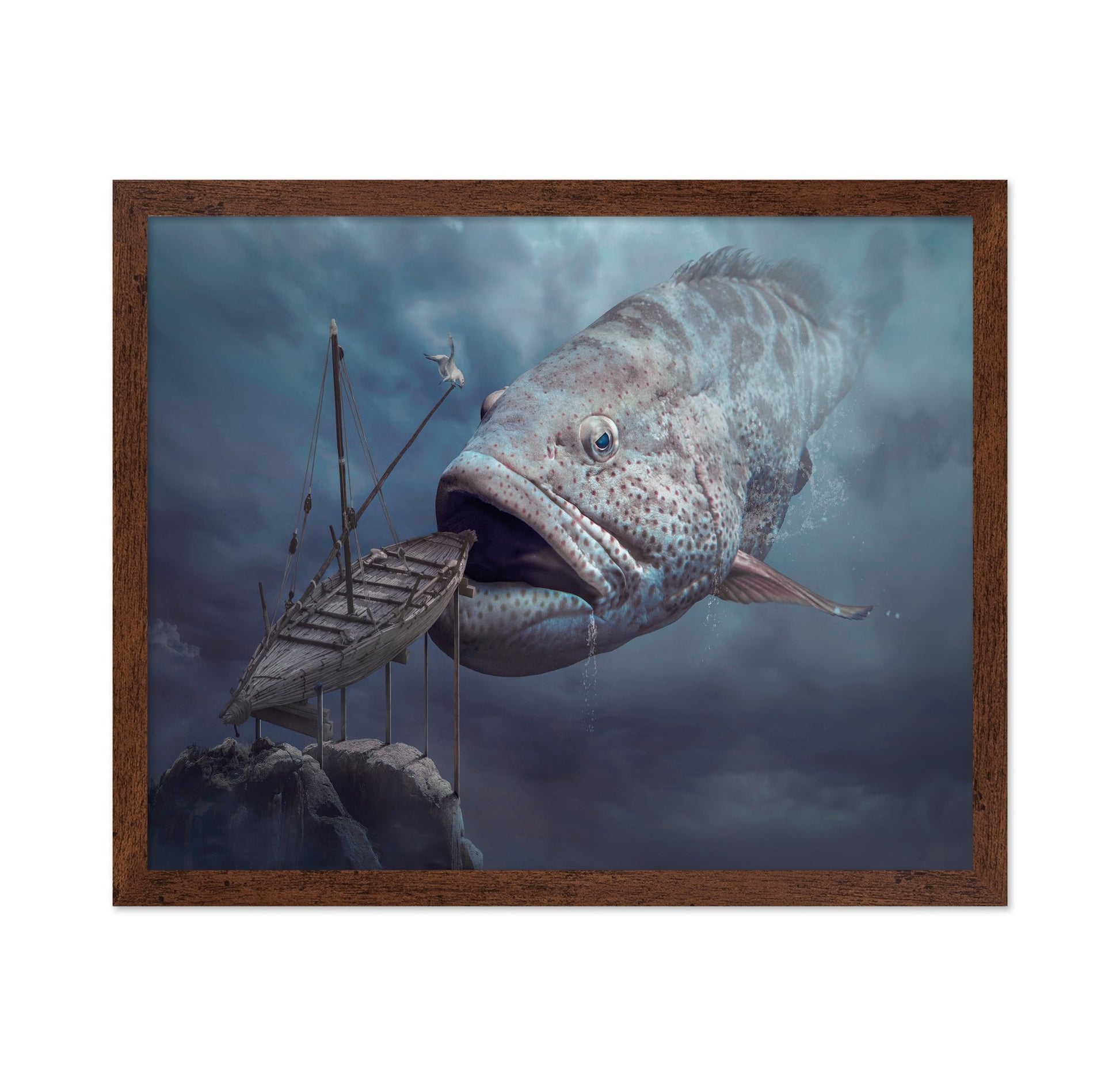 Giant Fish Devours Boat