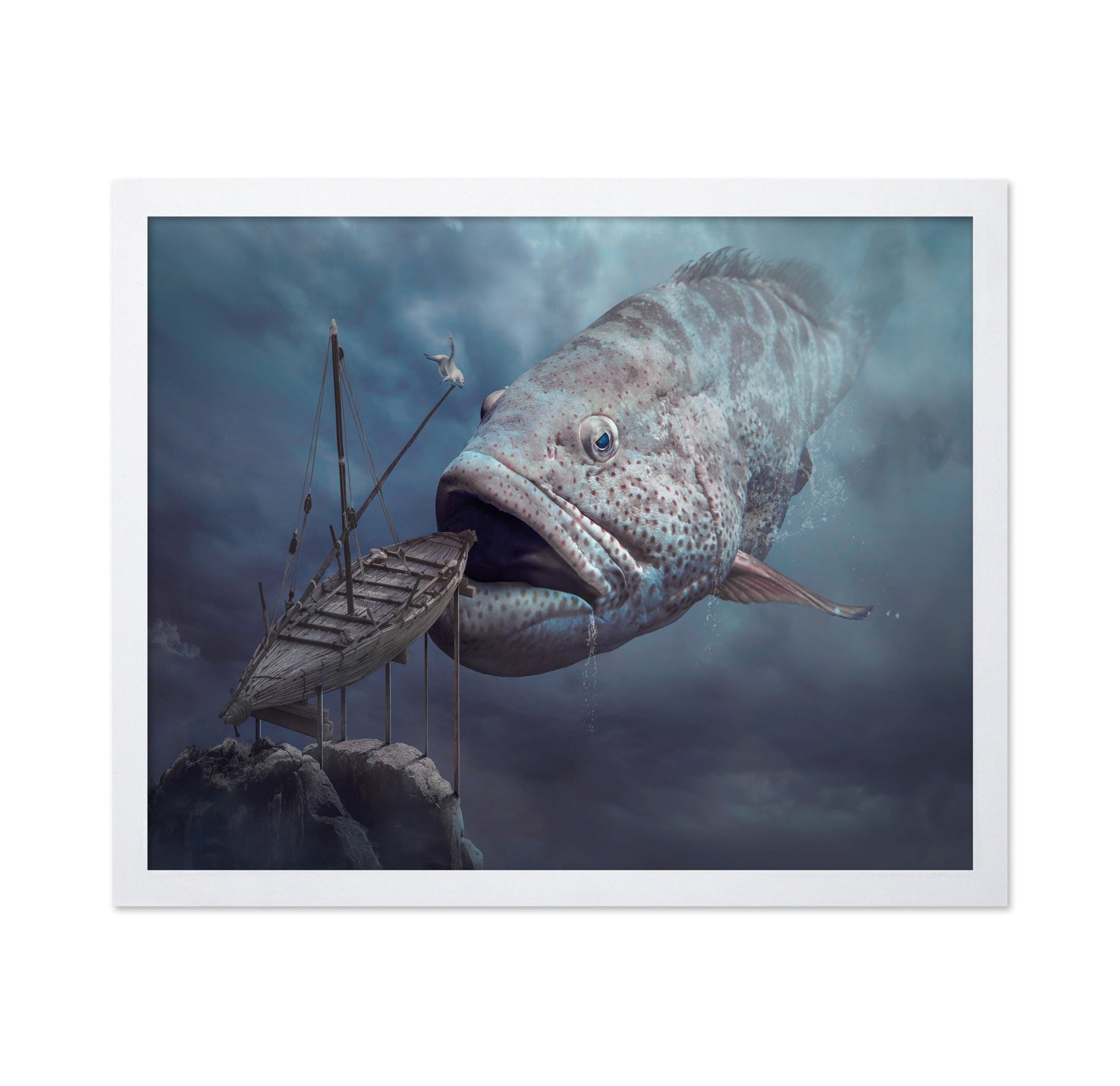 Giant Fish Devours Boat