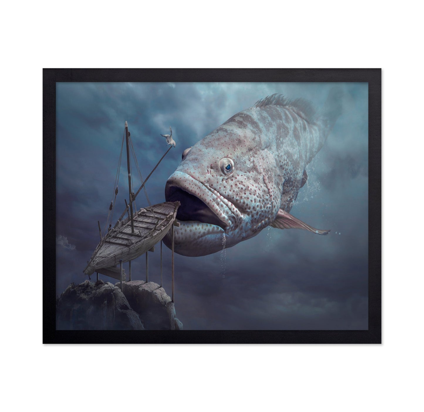 Giant Fish Devours Boat