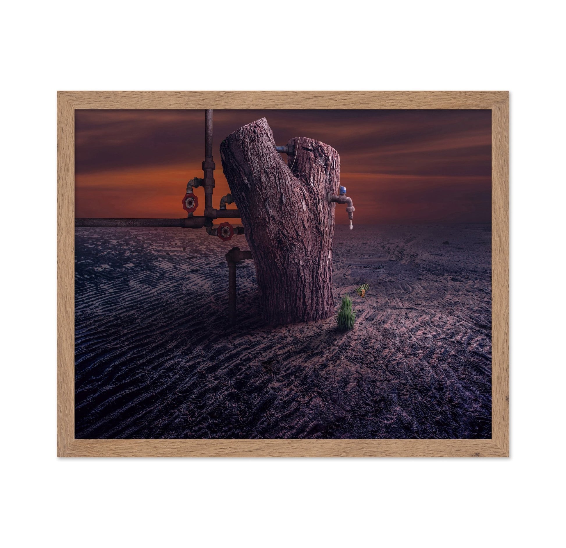 Tree Faucet Surreal Print