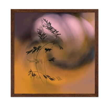 Sunset Grass Silhouette