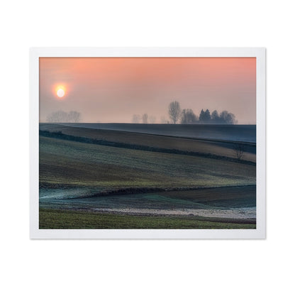 Frost Field Sunrise