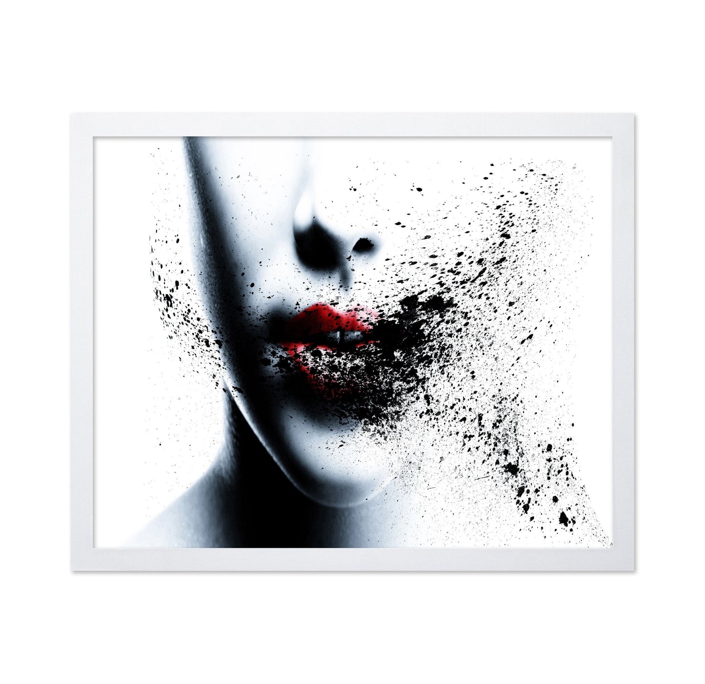 Shattered Red Lips