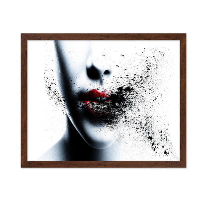 Shattered Red Lips