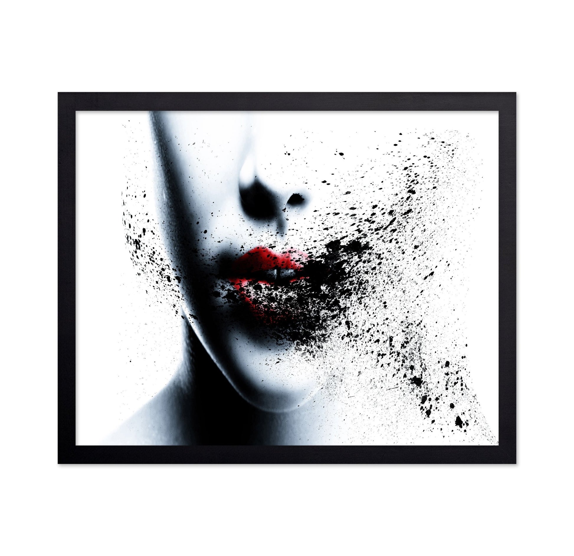 Shattered Red Lips