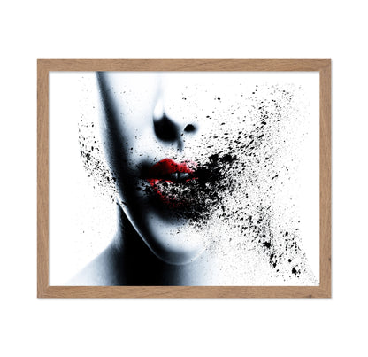 Shattered Red Lips