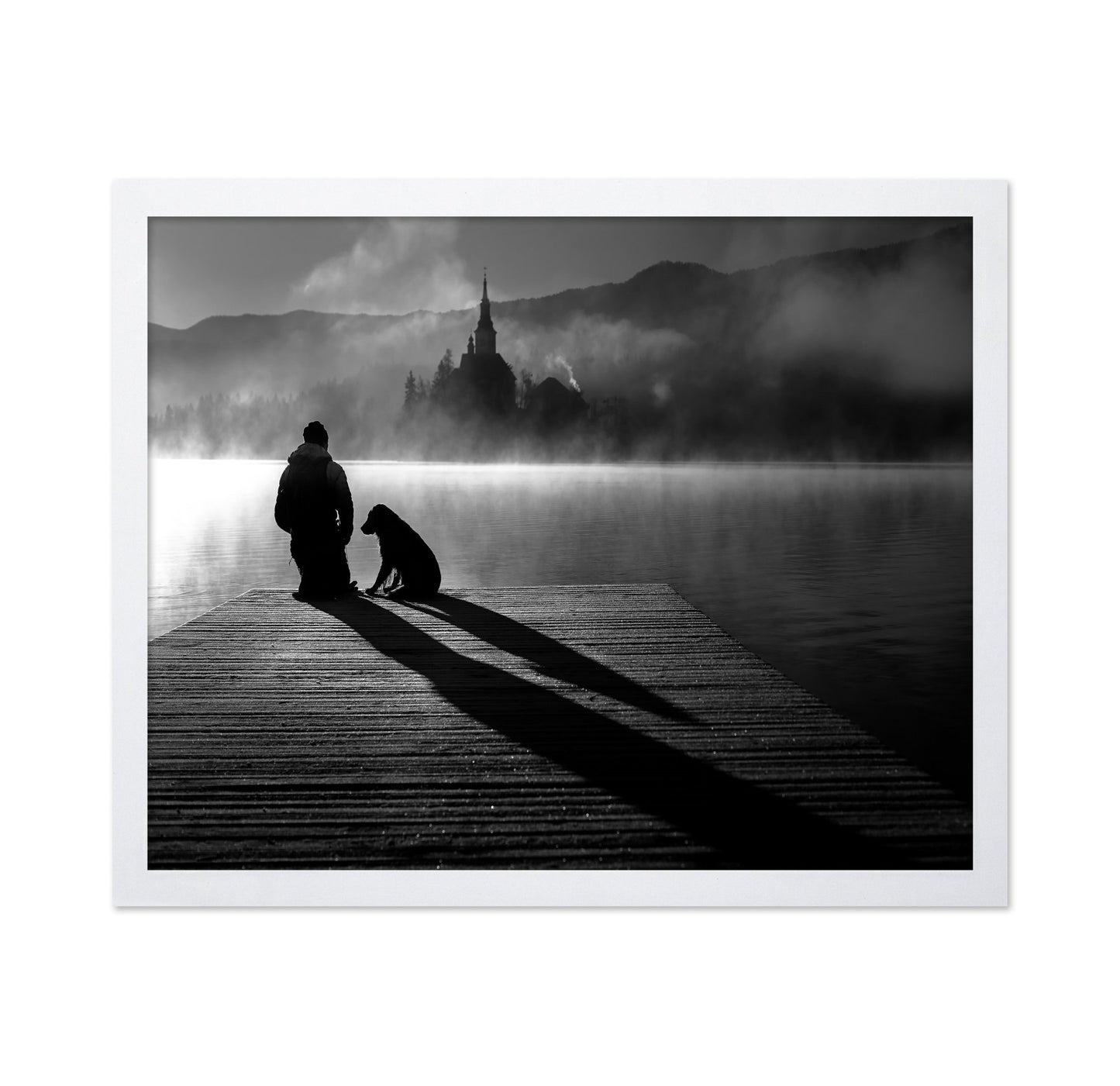 Lakeside Silhouette Photo