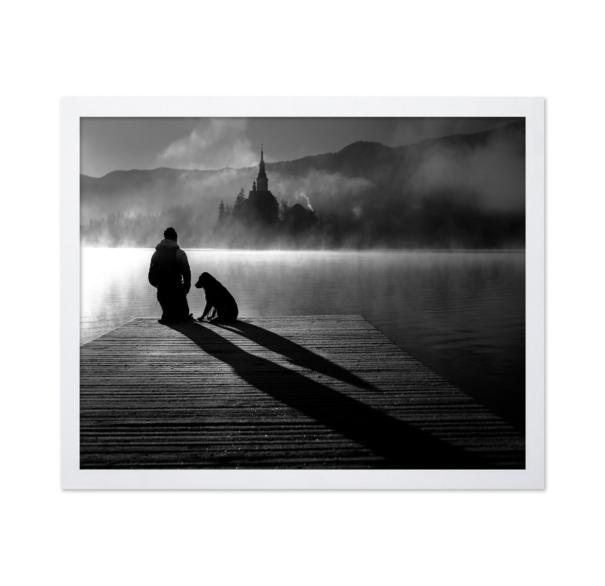 Lakeside Silhouette Photo