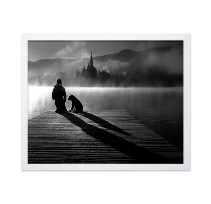 Lakeside Silhouette Photo