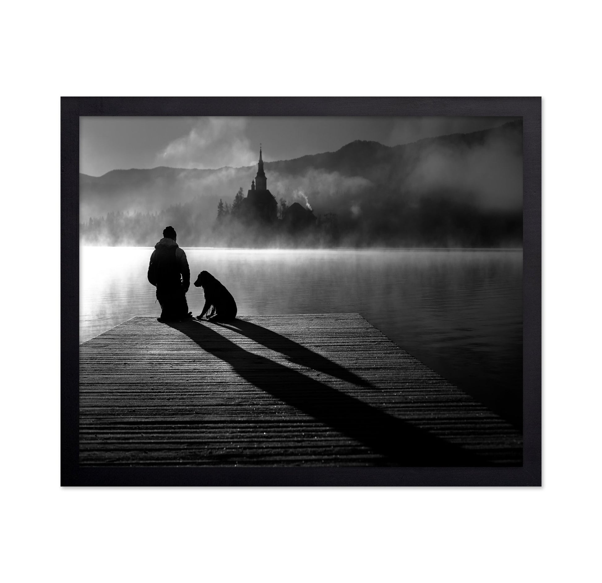 Lakeside Silhouette Photo