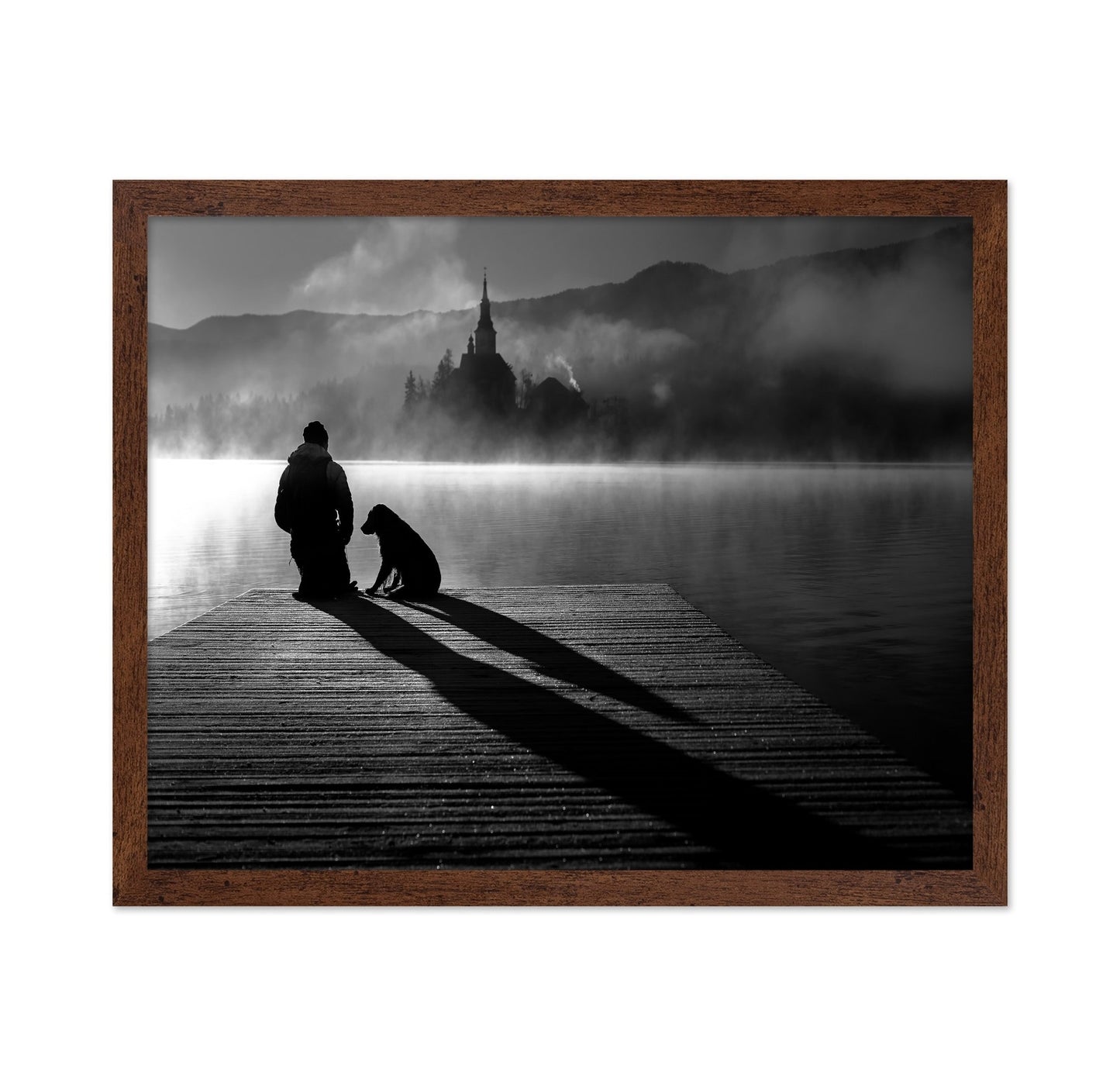 Lakeside Silhouette Photo