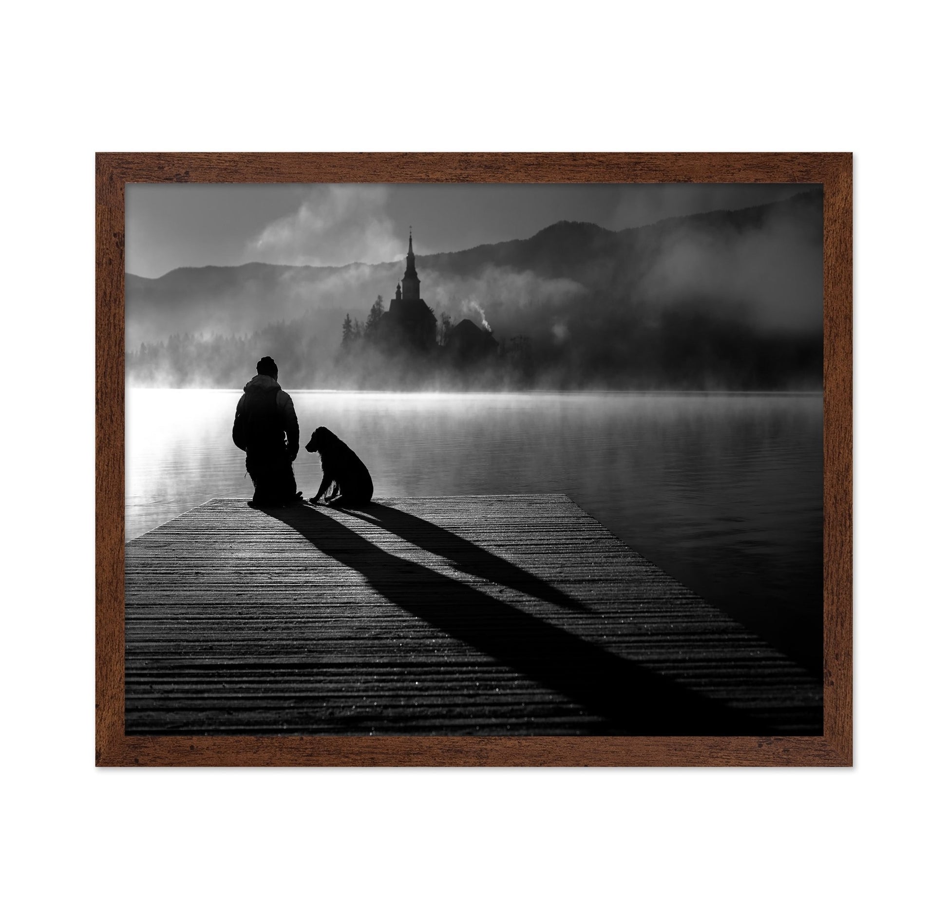 Lakeside Silhouette Photo