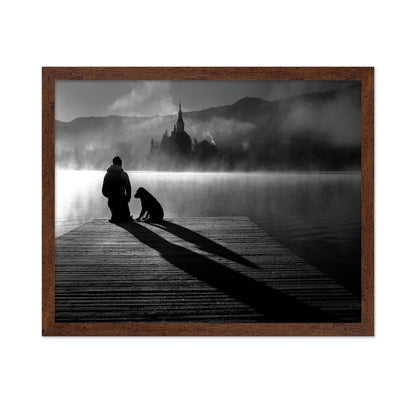 Lakeside Silhouette Photo
