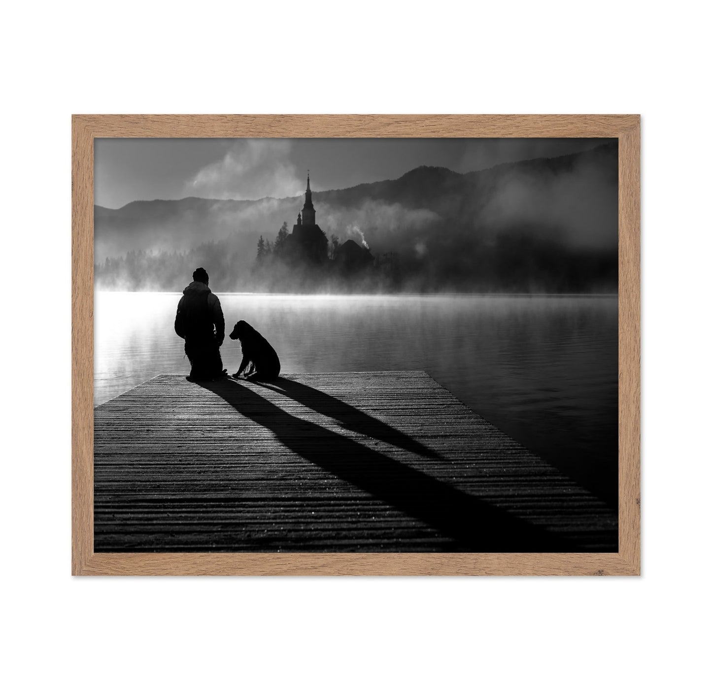 Lakeside Silhouette Photo