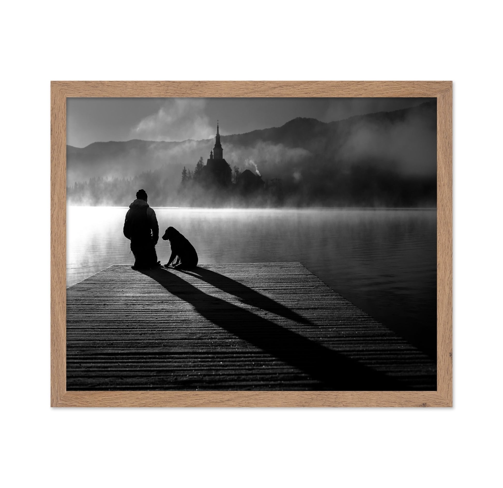 Lakeside Silhouette Photo