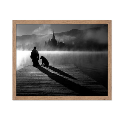 Lakeside Silhouette Photo