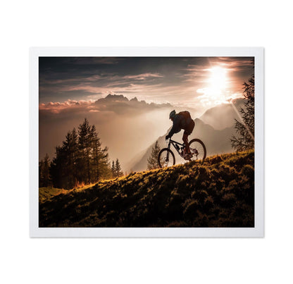 Golden Trail Cyclist