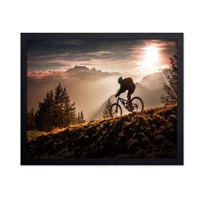 Golden Trail Cyclist