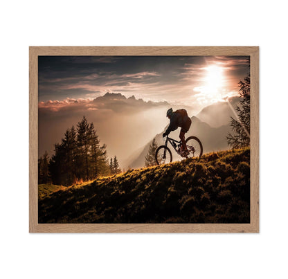Golden Trail Cyclist