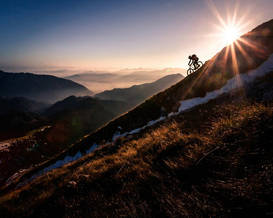 Sunset Ridge Cyclist