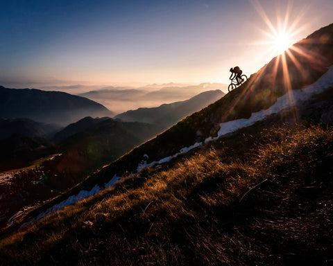 Sunset Ridge Cyclist
