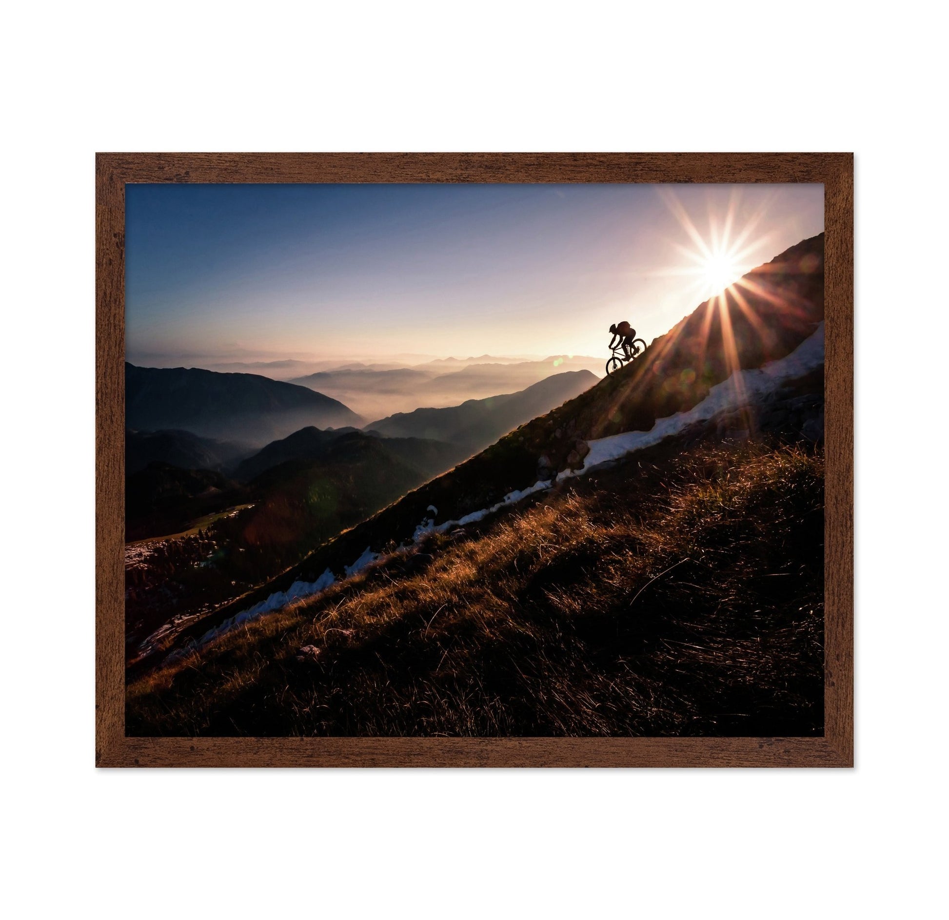 Sunset Ridge Cyclist