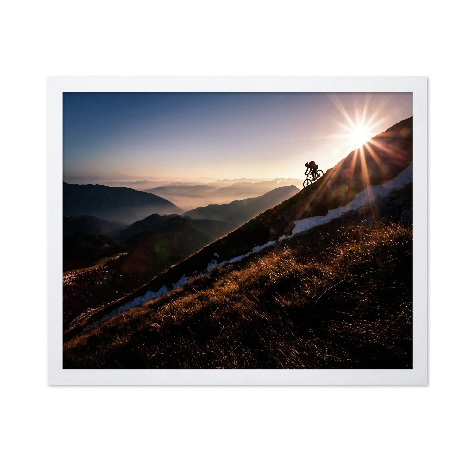 Sunset Ridge Cyclist