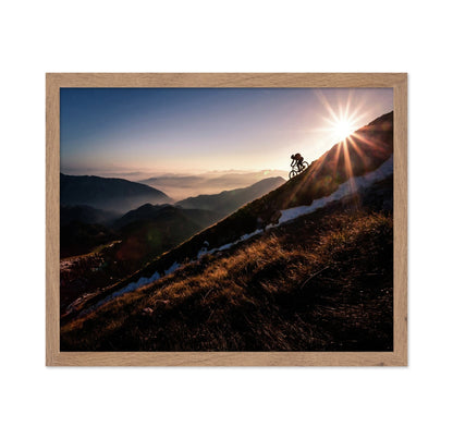 Sunset Ridge Cyclist