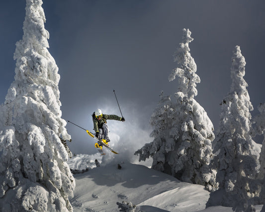 Snow Jump Skier