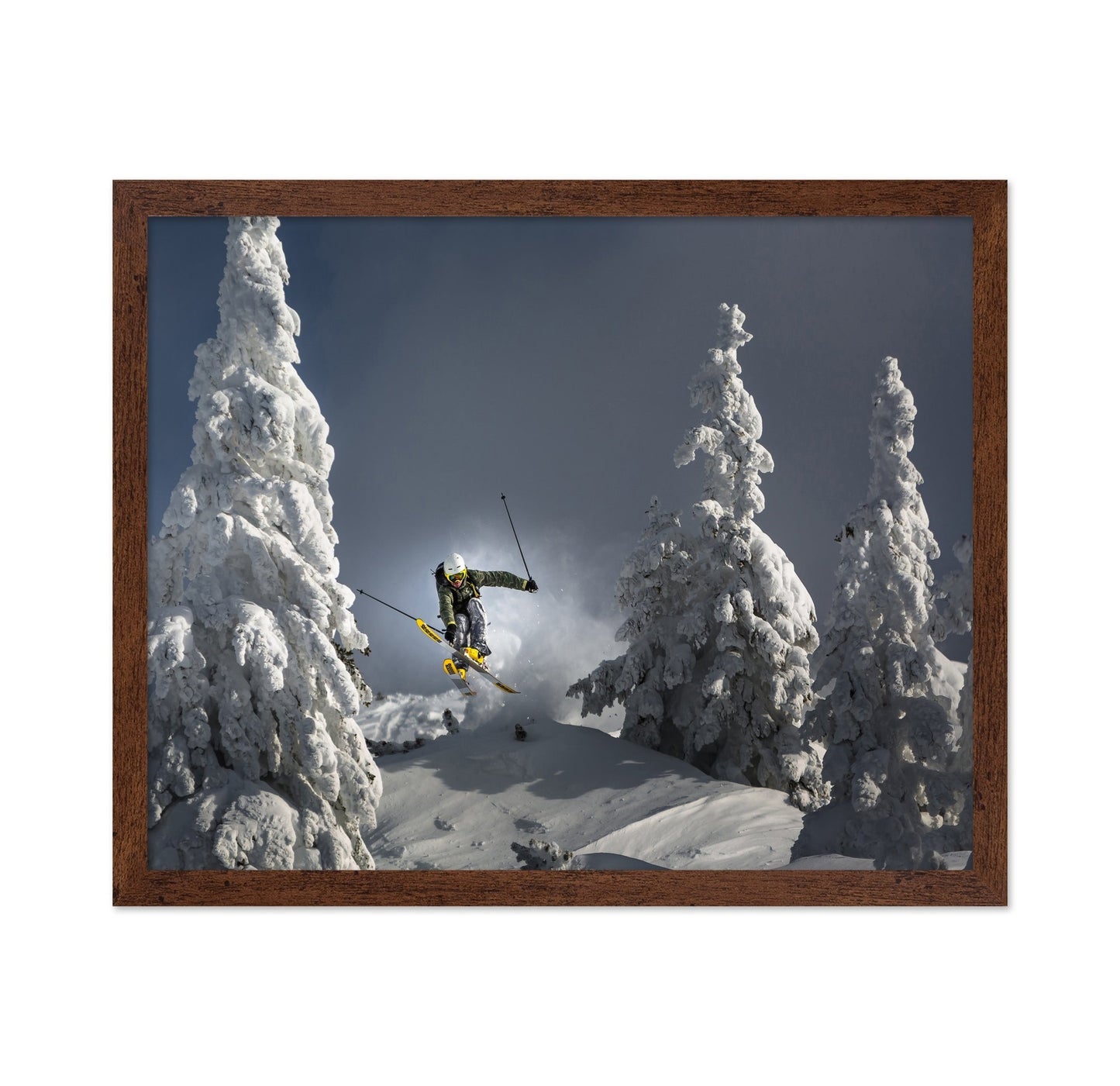 Snow Jump Skier