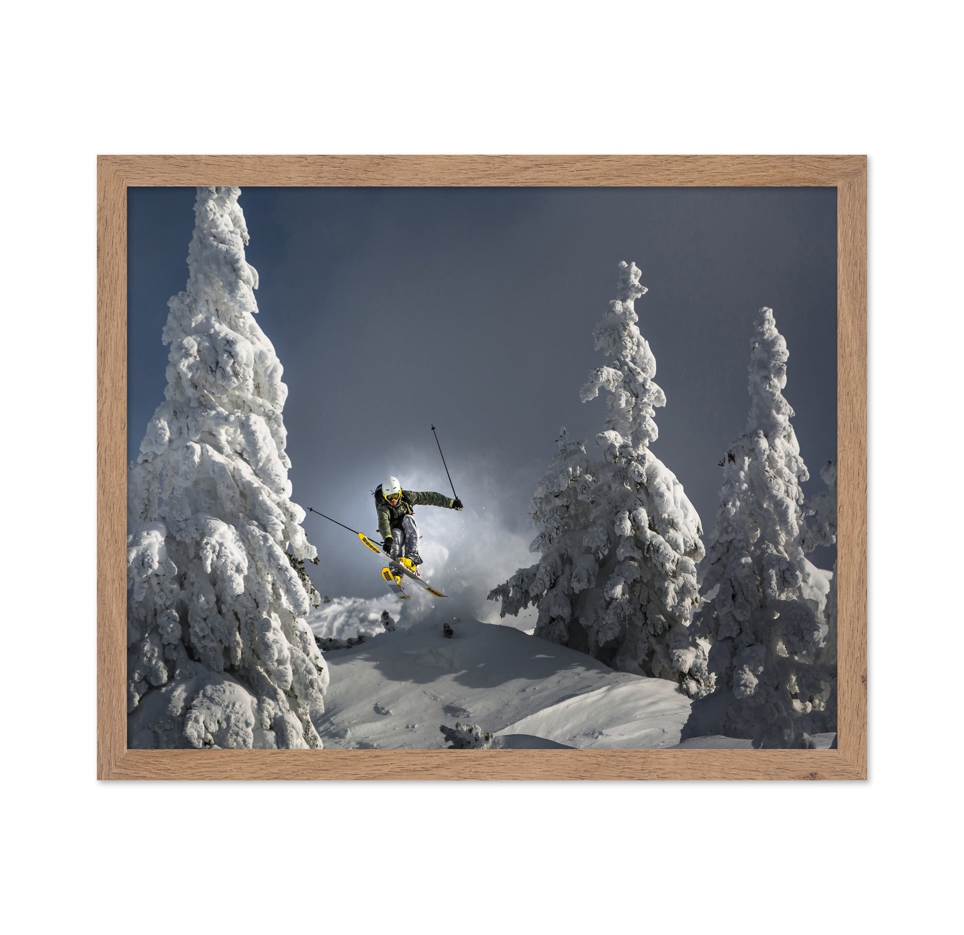 Snow Jump Skier