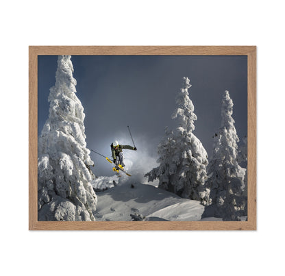 Snow Jump Skier