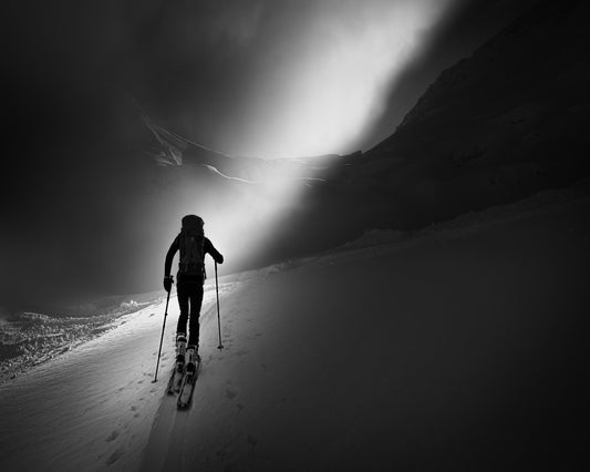 Lone Snow Climber