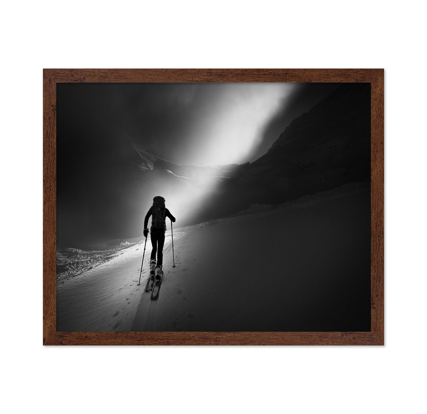 Lone Snow Climber